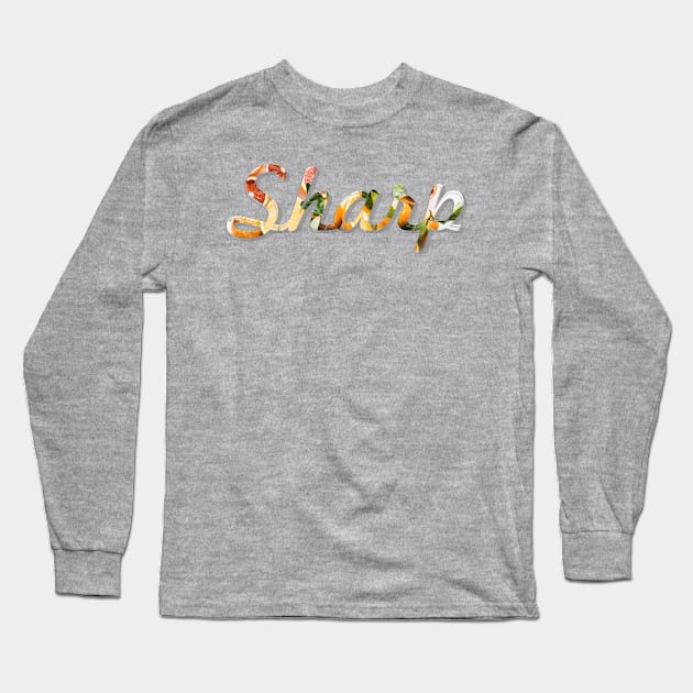 Sharp Long Sleeve T-Shirt by afternoontees